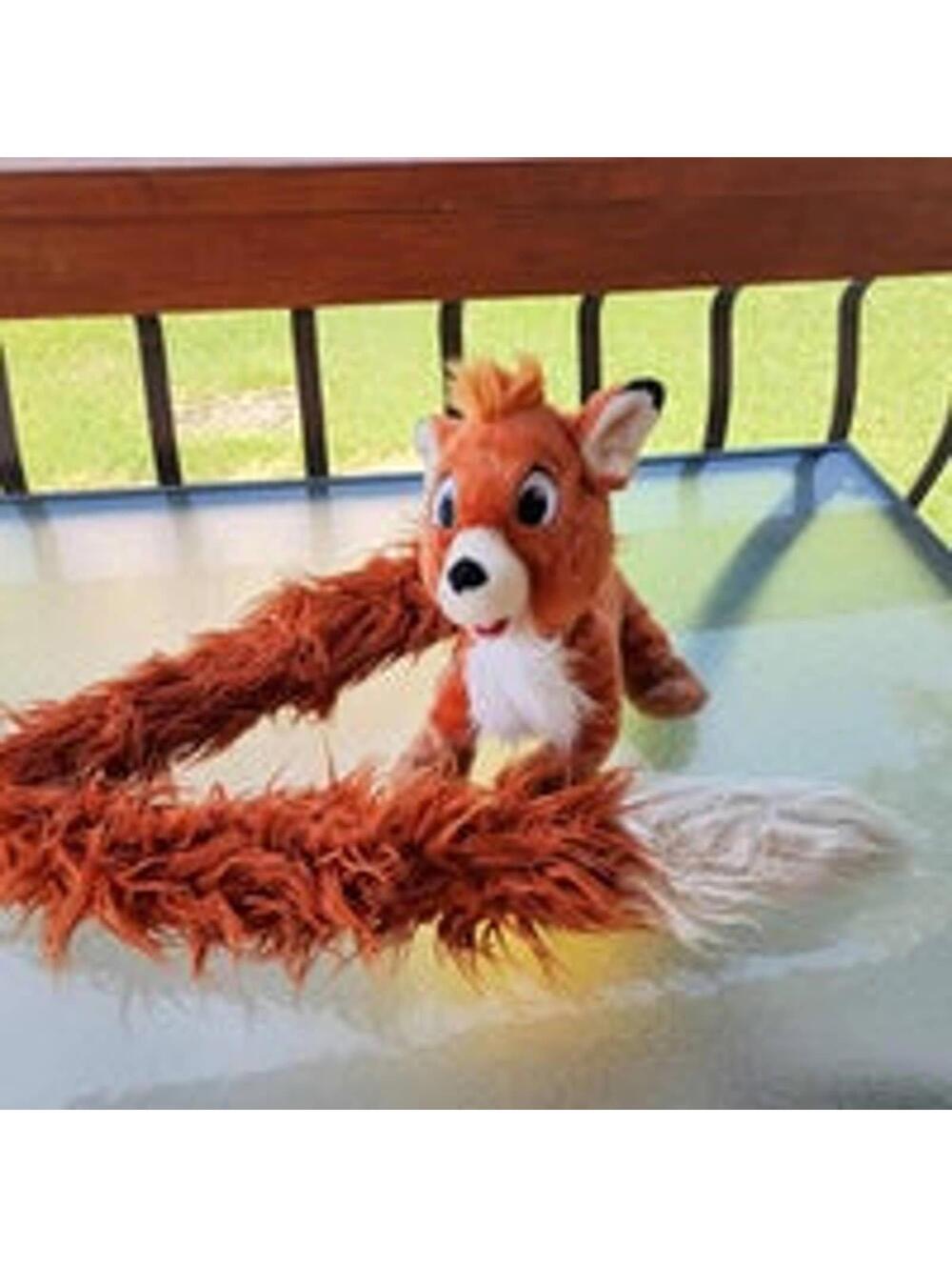 Disney Parks Tod from the The Fox And The Hound Plush with Long Tail.